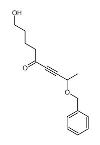 9-hydroxy-2-phenylmethoxynon-3-yn-5-one Structure