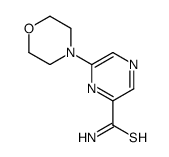 6-morpholin-4-ylpyrazine-2-carbothioamide Structure