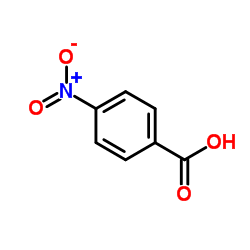 4-Nitrobenzoic acid Structure