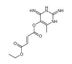 4-O-(2,4-diamino-6-methylpyrimidin-5-yl) 1-O-ethyl but-2-enedioate Structure