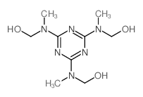 Methanol,1,1',1''-[1,3,5-triazine-2,4,6-triyltris(methylimino)]tris-结构式