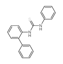 3-phenyl-1-(2-phenylphenyl)thiourea Structure