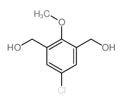 1,3-Benzenedimethanol,5-chloro-2-methoxy- Structure