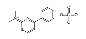 dimethyl-(4-phenyl-1,3-thiazin-2-ylidene)azanium,perchlorate结构式