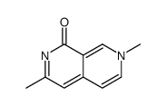 3,7-dimethyl-2,7-naphthyridin-1-one Structure