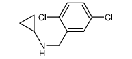 Cyclopropyl-(2,5-dichloro-benzyl)-amine structure