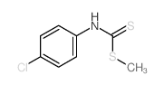 S-Methyl-N- (4-chlor-phenyl)-dithiocarbamat structure