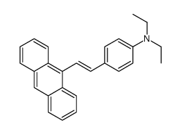 4-(2-anthracen-9-ylethenyl)-N,N-diethylaniline Structure