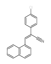 2-(4-chlorophenyl)-3-naphthalen-1-yl-prop-2-enenitrile图片