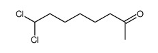 7,7-Dichloro-2-octanone结构式