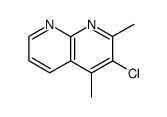 3-Chloro-2,4-dimethyl-1,8-naphthyridine Structure