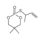 2-(but-3-en-2-ylthio)-5,5-dimethyl-1,3,2-dioxaphosphinane 2-oxide Structure