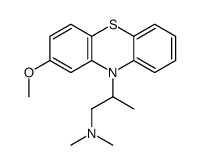 2-(2-methoxyphenothiazin-10-yl)-N,N-dimethylpropan-1-amine Structure