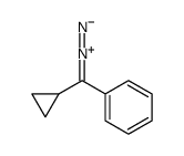 Benzene,(cyclopropyldiazomethyl)- (9CI)结构式