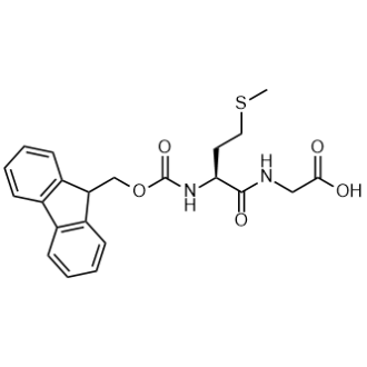 Fmoc-Met-Gly-OH structure