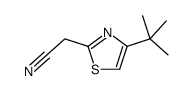 2-[4-(TERT-BUTYL)-1,3-THIAZOL-2-YL]ACETONITRILE Structure