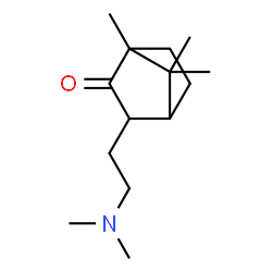 Bicyclo[2.2.1]heptan-2-one, 3-[2-(dimethylamino)ethyl]-1,7,7-trimethyl- (9CI) Structure