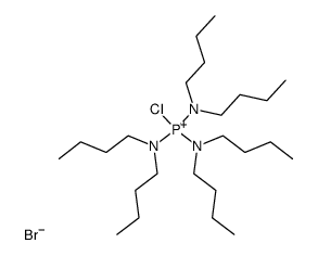 chlorotris(dibutylamino)phosphonium bromide Structure