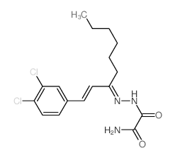 N-[1-(3,4-dichlorophenyl)non-1-en-3-ylideneamino]oxamide picture