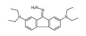 2-N,2-N,7-N,7-N-tetraethyl-9-hydrazinylidenefluorene-2,7-diamine结构式