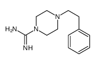 1-Piperazinecarboxamidine, 4-phenethyl-结构式