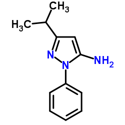 3-ISO-PROPYL-1-PHENYL-1H-PYRAZOL-5-AMINE结构式