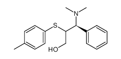 3-(dimethylamino)-2-[(4-methylphenyl)thio]-3-phenyl-1-propanol Structure