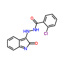 2-Chloro-N'-(2-oxo-2H-indol-3-yl)benzohydrazide Structure