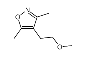 Isoxazole, 4-(2-methoxyethyl)-3,5-dimethyl- (9CI) picture