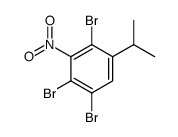 1,2,4-tribromo-5-isopropyl-3-nitro-benzene结构式