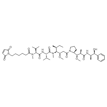 Mc-MMAE structure