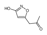 3(2H)-Isoxazolone, 5-(2-oxopropyl)- (9CI) Structure