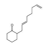 2-octa-2,7-dienylcyclohexan-1-one Structure