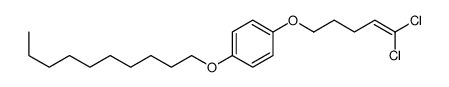 1-decoxy-4-(5,5-dichloropent-4-enoxy)benzene Structure