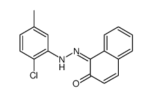 1-[(2-chloro-5-methylphenyl)hydrazinylidene]naphthalen-2-one Structure