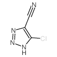 (9ci)-5-氯-1H-1,2,3-噻唑-4-甲腈结构式