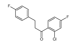 2'-CHLORO-4'-FLUORO-3-(4-FLUOROPHENYL)PROPIOPHENONE picture