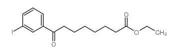 ethyl 8-(3-iodophenyl)-8-oxooctanoate structure