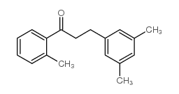 3-(3,5-DIMETHYLPHENYL)-2'-METHYLPROPIOPHENONE Structure