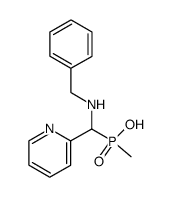 ((benzylamino)(pyridin-2-yl)methyl)(methyl)phosphinic acid结构式