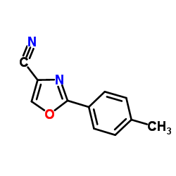 2-(4-Methylphenyl)-1,3-oxazole-4-carbonitrile结构式