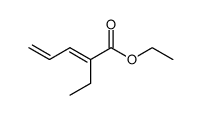 Ethyl 2-ethylpenta-2,4-dienoate结构式