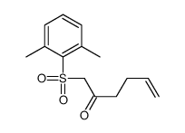 1-(2,6-dimethylphenyl)sulfonylhex-5-en-2-one Structure