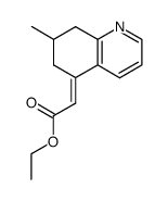 (E/Z)-5,6,7,8-Tetrahydro-7-methyl-5-chinolinylidenessigsaeure-ethylester Structure