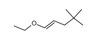 1-ethoxy-4,4-dimethyl-pent-1-ene Structure