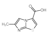 6-methylimidazo[2,1-b][1,3]thiazole-3-carboxylic acid structure