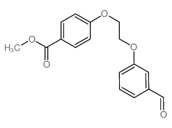 METHYL 4-(2-(3-FORMYLPHENOXY)ETHOXY)BENZOATE结构式