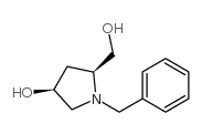 (2S,4S)-BENZYL 4-HYDROXY-2-(HYDROXYMETHYL)PYRROLIDINE-1-CARBOXYLATE structure