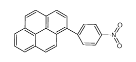 1-(4-nitrophenyl)pyrene结构式