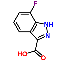 7-Fluoro-1H-indazole-3-carboxylic acid structure